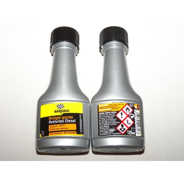 1 Flacon bidon 125ML additif carburant antigel gazoil -28°C Bardahl 2357 tous moteurs 