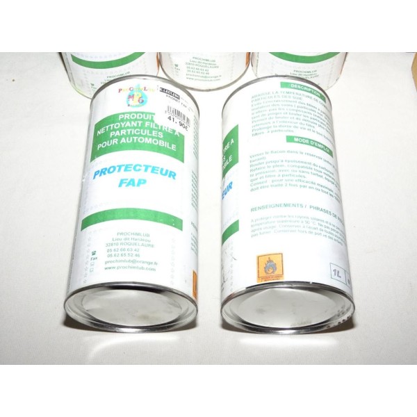 1 Bidon flacon 1L 1 litre produit nettoyant FAP MP6 evolution prochimlub protecteur filtre à particules 
