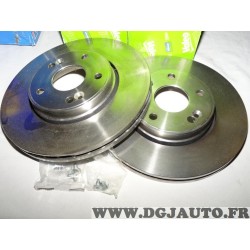 Paire disques de frein avant ventilé 280mm diametre 197328 pour renault laguna 2 II dont break