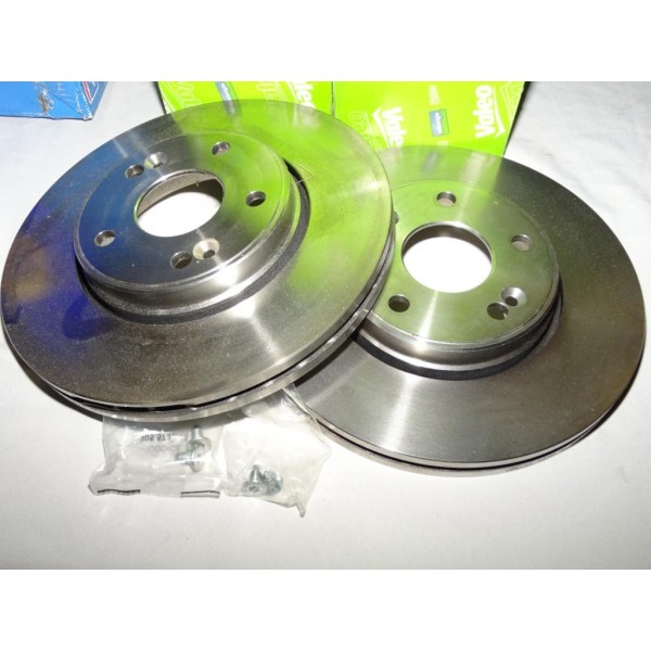 Paire disques de frein avant ventilé 280mm diametre 197328 pour renault laguna 2 II dont break 