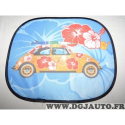 Rideau universel paresoleil pare-soleil 406201 motif volkswagen Cox coccinelle à fleurs 