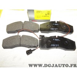 Jeux 4 plaquettes de frein avant montage brembo 0986494278 BP1190 pour nissan NT500 renault maxity 