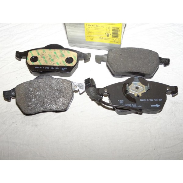 Jeux 4 plaquettes de frein avant montage teves 0986424501 pour audi A3 TT seat ibiza 3 III leon 1 toledeo 2 II skoda octavia vol