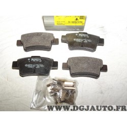 Jeux 4 plaquettes de frein arriere montage bendix 0986494094 pour opel corsa D fiat grande punto