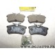 Jeux 4 plaquettes de frein arriere montage lucas 0986424472 pour ford focus fiesta 5 6 V VI 