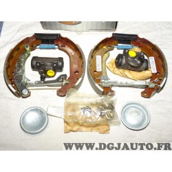 Kit frein arriere prémonté montage bendix 180x30mm 0204114128 pour peugeot 206