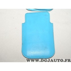 Etui pochette bleu protection telephone portable mobile GSM Auxence 