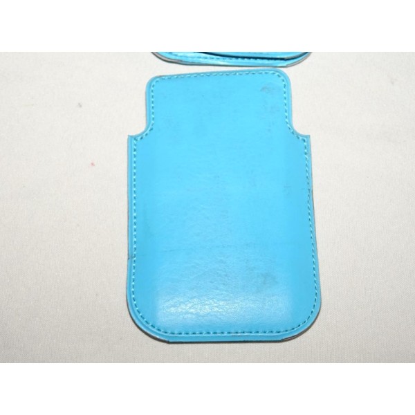 Etui pochette bleu protection telephone portable mobile GSM Auxence 