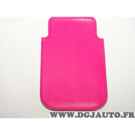Etui pochette rose protection telephone portable mobile GSM Auxence 