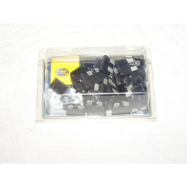 Blister 50 fusibles standard 1A Hella D128 8JS711683-011 pour renault peugeot citroen volkswagen audi skoda seat fiat lancia alf