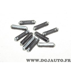 Lot 10 fusibles stéatite noir 40A Hella 8JS713144-003* pour renault peugeot citroen volkswagen audi skoda seat fiat lancia alfa 