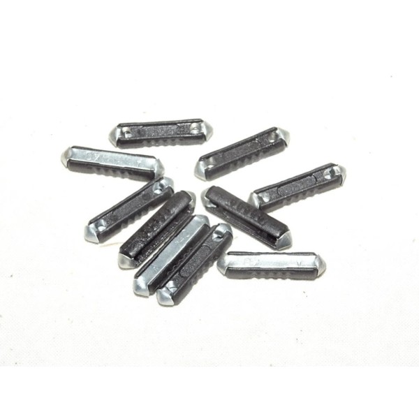 Lot 10 fusibles stéatite noir 40A Hella 8JS713144-003* pour renault peugeot citroen volkswagen audi skoda seat fiat lancia alfa