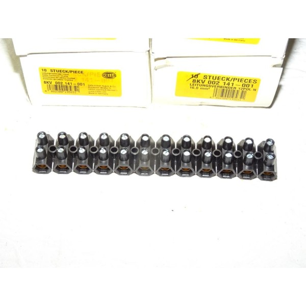 Barette 12 dominos connecteur raccord cable faisceau electrique 16mm2 Hella 8KV002141-001 universel 