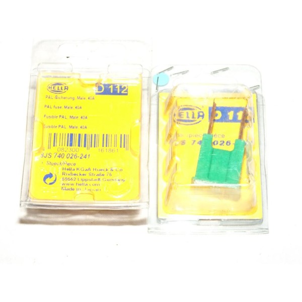 1 Fusible PAL B vert 40A 8JS740026-241 pour renault peugeot citroen volkswagen audi skoda seat fiat lancia alfa romeo mercedes B