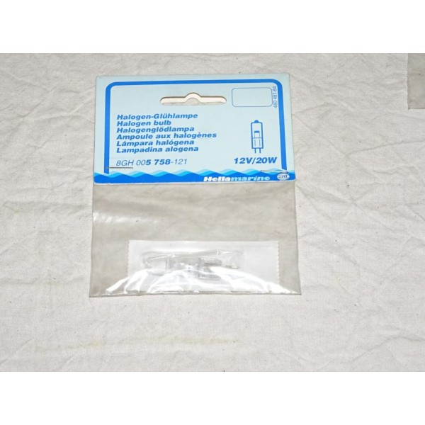 Ampoule bulbe halogene 12V 20W lampe eclairage 8GH005758-121 pour bateau nautisme marine 