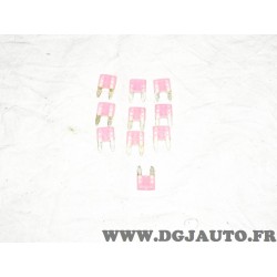 Lot 10 mini fusibles 4A Hella 8JS728596-121 pour renault peugeot citroen volkswagen audi skoda seat fiat lancia alfa romeo merce