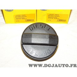 Bouchon reservoir carburant 60mm int 95mm ext 8XY004735-031 adaptable universel pour poids lourd tracteur engin agricole chantie