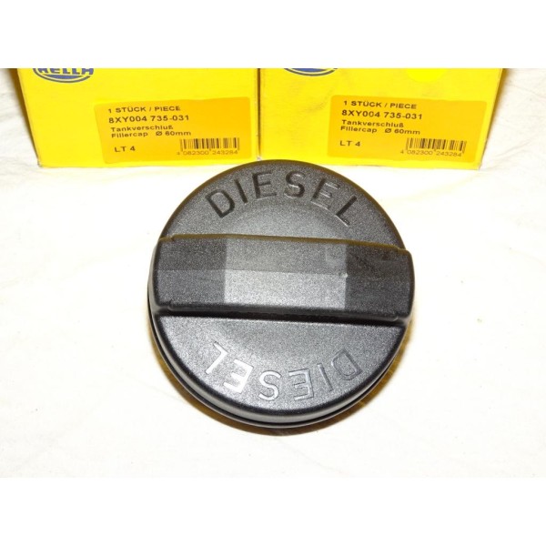 Bouchon reservoir carburant 60mm int 95mm ext 8XY004735-031 adaptable universel pour poids lourd tracteur engin agricole chantie