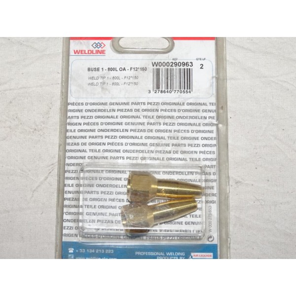 Blister 2 buses chalumeau soudeur chauffeur Farel 1 800L OA F12x150 Weldline W000290963 