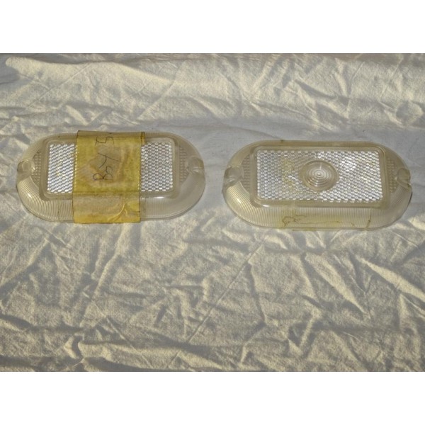 Lot 2 cabochons transparent feu gabarit remorque caravane boyriven 500651 