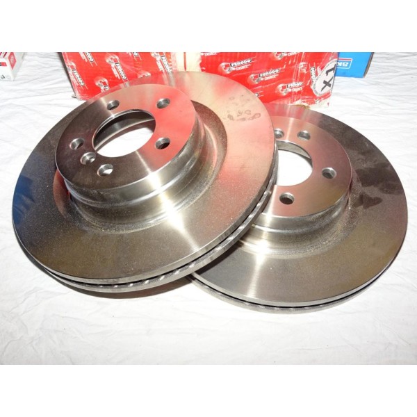 Paire disques de frein avant 344mm diametre ventilé DDF1436 pour land rover range rover L322 partir de 2002 