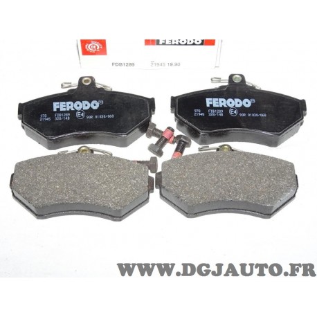 Jeux 4 plaquettes de frein avant montage lucas FDB1289 pour audi A4 volkswagen passat 3B2 3B5 