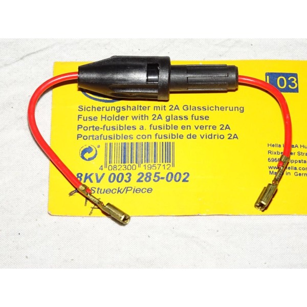 Porte fusible electrique 2A 8KV003285-002 universel pour renault peugeot citroen volkswagen audi skoda seat fiat lancia alfa rom