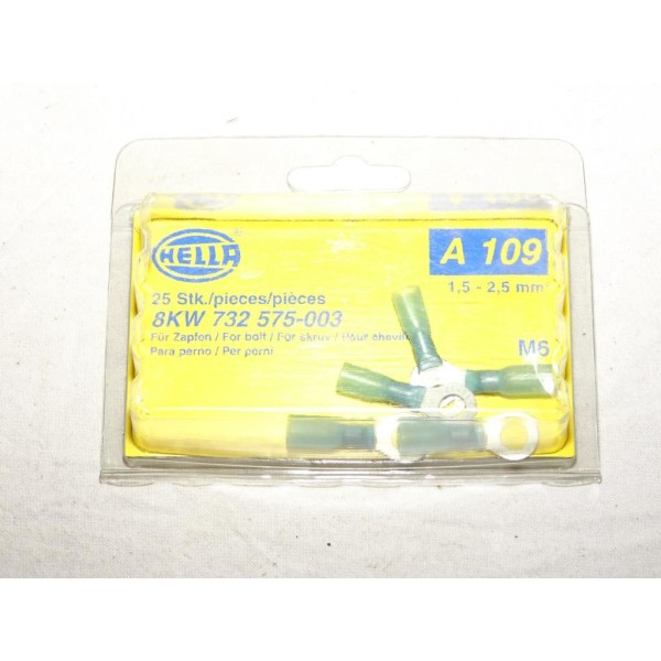 Lot 10 cosses bague connecteur electrique branchement faisceau cable 1.5-2.5mm² universel A109 8KW732575-003* pour véhicules aut