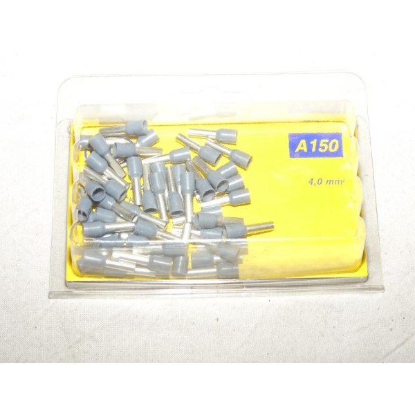 Boite de 50 connecteurs de cable electrique branchement faisceau  4mm² universel A150 8KW744844-003 pour véhicules auto poids lo