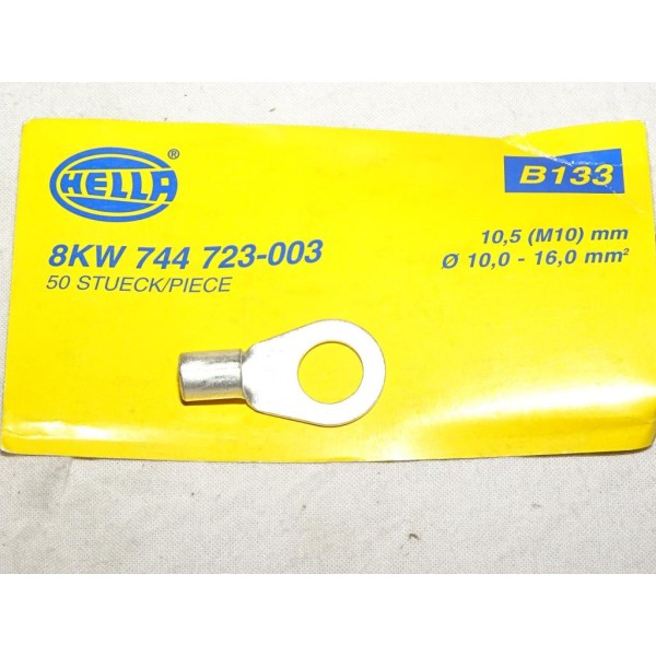 Lot 10 cosses bague connecteur electrique branchement faisceau cable 10-16mm² universel B133 8KW744723-003 pour véhicules auto p