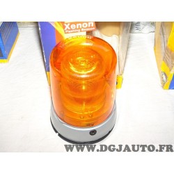 Gyrophare feu tournant orange 12V Xenon flash KLX7000F 2RL008181-101 adaptable universel poids lourd tracteur engin agricole