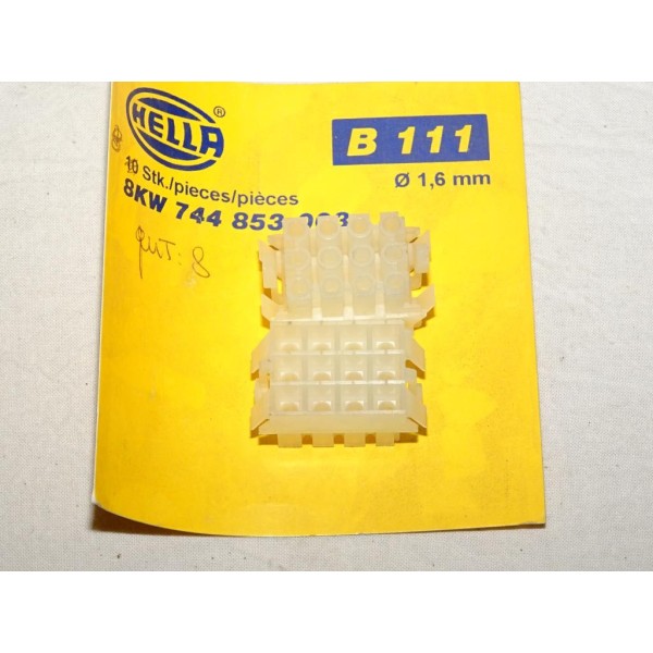 1 Cosse boitier connecteur electrique branchement faisceau B111 8KW744853-003 pour véhicules auto poids lourd tracteur engin agr