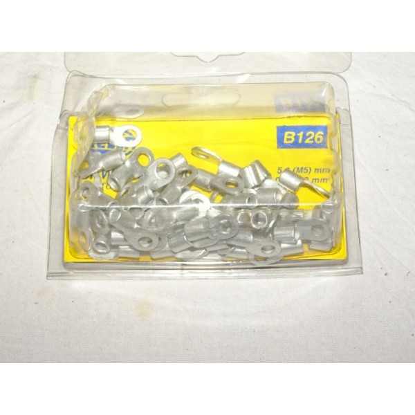 Lot 10 cosses bagues connecteur electrique branchement faisceau cable universel B126 8KW744716-003 pour véhicules auto poids lou