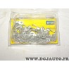 Lot 10 cosses bagues connecteur electrique branchement faisceau cable universel B126 8KW744716-003 pour véhicules auto poids lou
