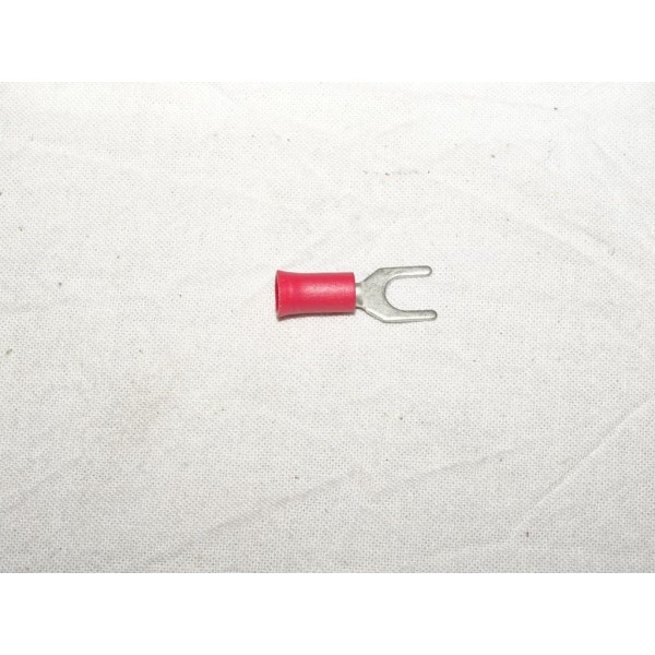 Lot de 10 cosses fourche connecteur electrique branchement faisceau cable 0.5-1mm² universel A123 8KW744779-003* pour véhicules 