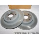 Paire disques de frein arriere plein 264mm diametre 93176548 pour opel astra H combo 3 III C meriva A 