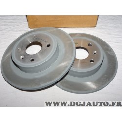 Paire disques de frein arriere plein 264mm diametre 93176548 pour opel astra H combo 3 III C meriva A