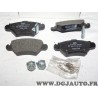Jeux 4 plaquettes de frein arriere montage bendix bosch 9195147 pour opel astra G zafira A corsa C
