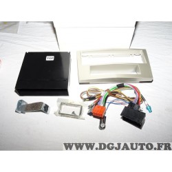 Kit encadrement tableau de bord support et faisceau electrique autoradio poste radio satin pierre 93199388 pour opel corsa D par