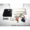 Kit encadrement tableau de bord support et faisceau electrique autoradio poste radio satin pierre 93199388 pour opel corsa D par