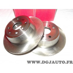 Paire disques de frein arriere plein 258mm diametre 8671017419 pour opel astra F vectra A