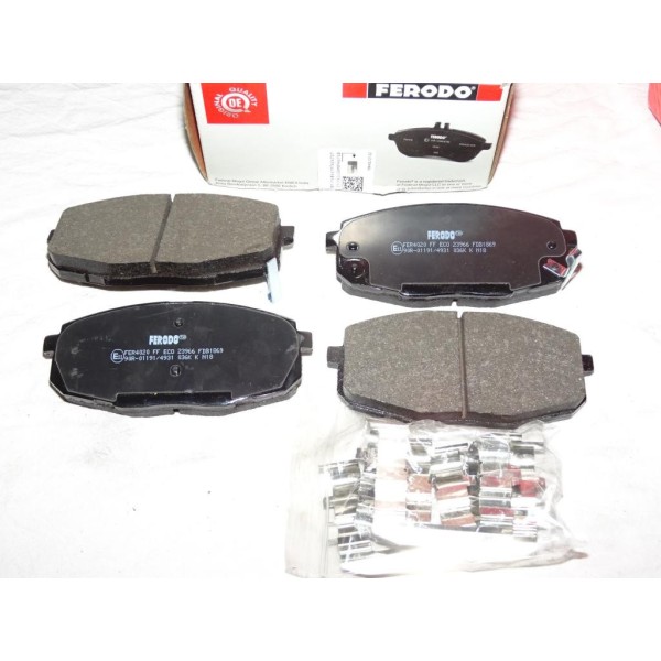 Jeux 4 plaquettes de frein avant montage mando FDB1869 pour hyundai elantra i30 kia carens 1 2 I II ceed cerato 
