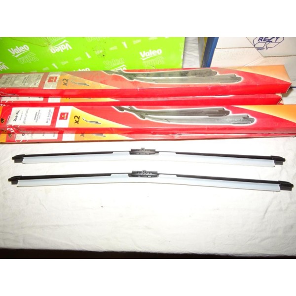Paire balais essuie glace avant 2x 650mm souple 8671018239 pour citroen xsara picasso 