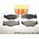 Jeux 4 plaquettes de frein avant montage volkswagen 8671003563 pour seat cordoba 1 ibiza 2 II volkswagen polo 3 III