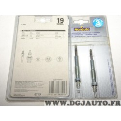 1 Blister 2 bougies de prechauffe 166691 pour renault clio 2 II kangoo megane 1 dacia solenza 1.9D 1.9 D diesel