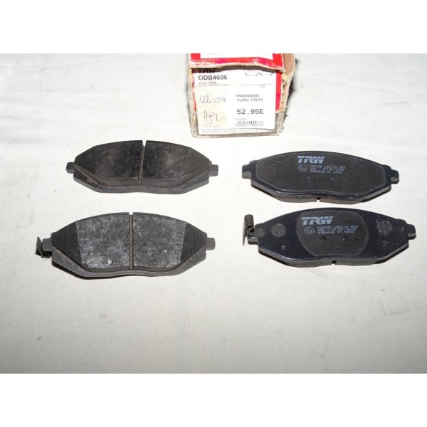 Jeux 4 plaquettes de frein avant montage akebono GDB4606 pour chevrolet spark M300 M400 