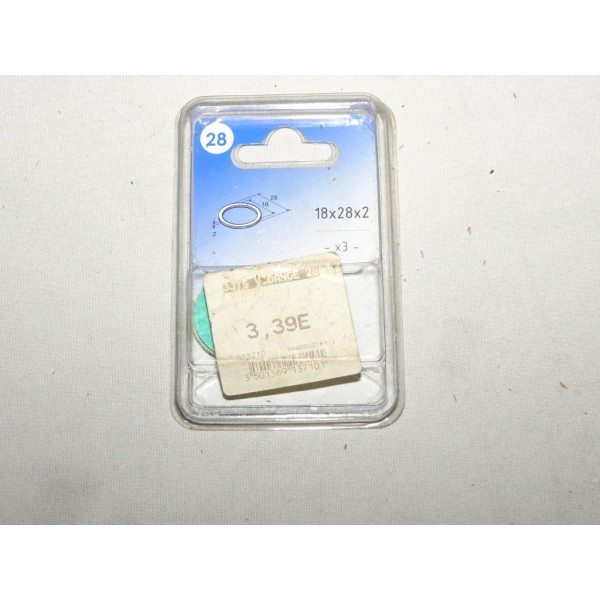 Blister 3 joints bouchon de vidange 18x28x2 norauto 28 