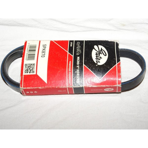 Courroie accessoire Gates 5PK870 pour honda prelude BA rover 75 land rover freelander MG ZT daewoo espero lanos nexia 