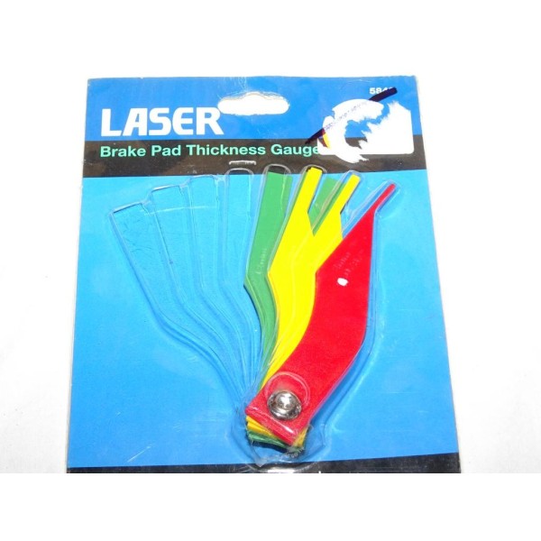Jauge epaisseur plaquettes de frein kit cadran de 2 à 12mm lasertools 5848