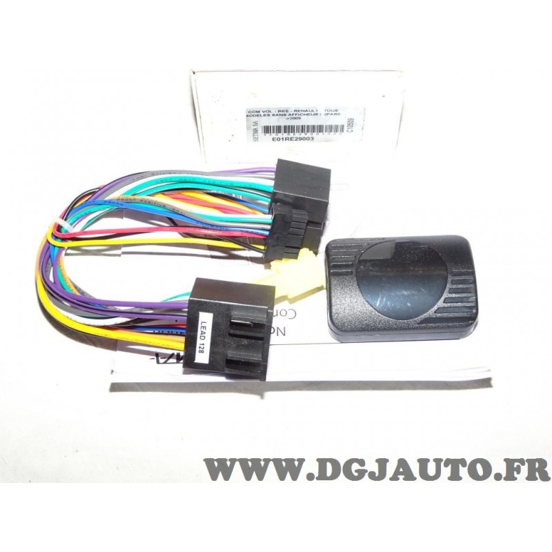 Kit support autoradio et commande au volant pour RENAULT Clio et Modus